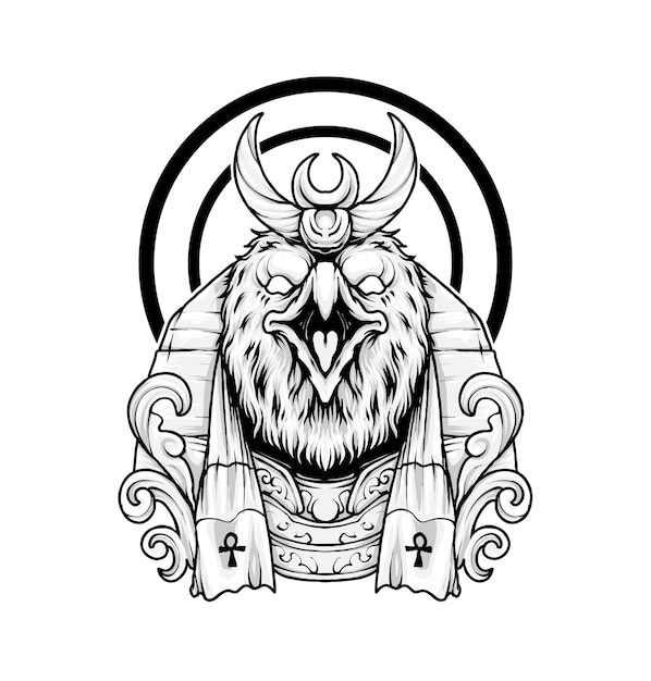 Premium Vector | King of ra illustration premium vector, perfect for t ...