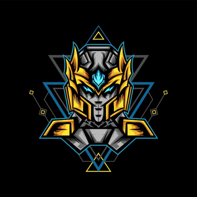 Premium Vector | Next king robot illustration