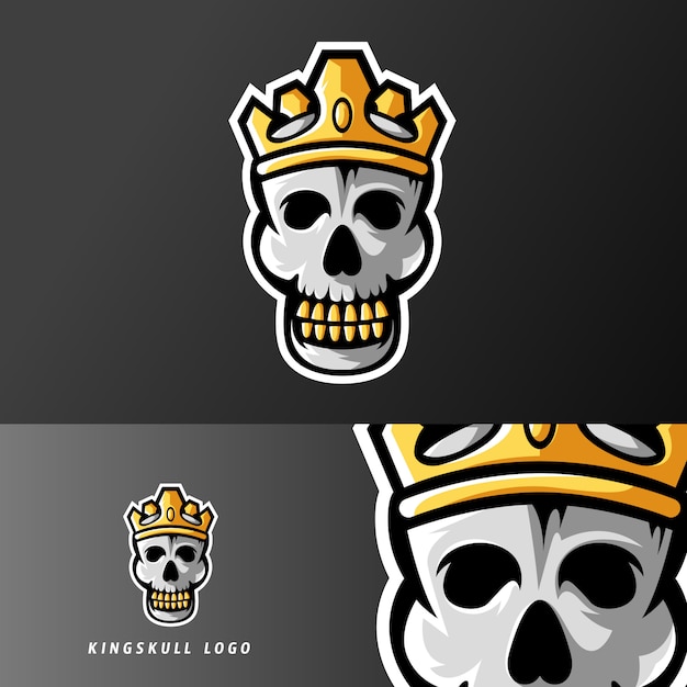 Download Free King Of Skull Sport Or Esport Gaming Mascot Logo Premium Vector Use our free logo maker to create a logo and build your brand. Put your logo on business cards, promotional products, or your website for brand visibility.