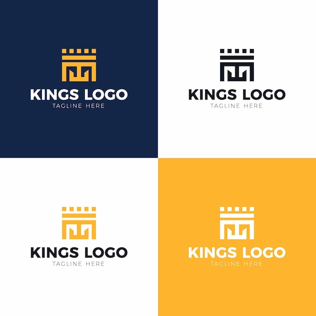 Download Free Kings Logo Set Premium Vector Use our free logo maker to create a logo and build your brand. Put your logo on business cards, promotional products, or your website for brand visibility.