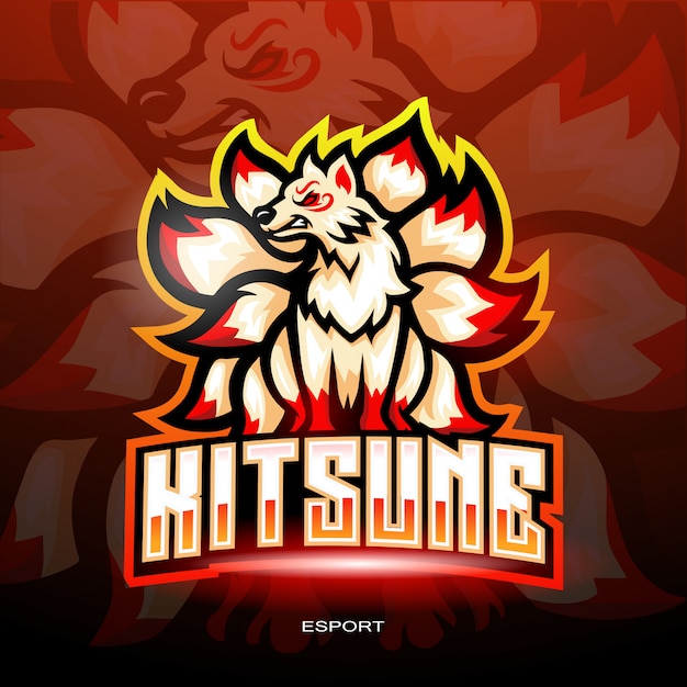 Download Free Kitsune Esport Logo For Electronic Sport Gaming Logo Premium Vector Use our free logo maker to create a logo and build your brand. Put your logo on business cards, promotional products, or your website for brand visibility.