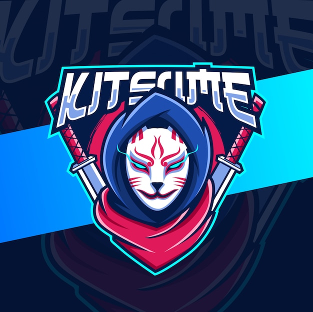 Download Free Kitsune Ninja Mascot Esport Logo Design Premium Vector Use our free logo maker to create a logo and build your brand. Put your logo on business cards, promotional products, or your website for brand visibility.