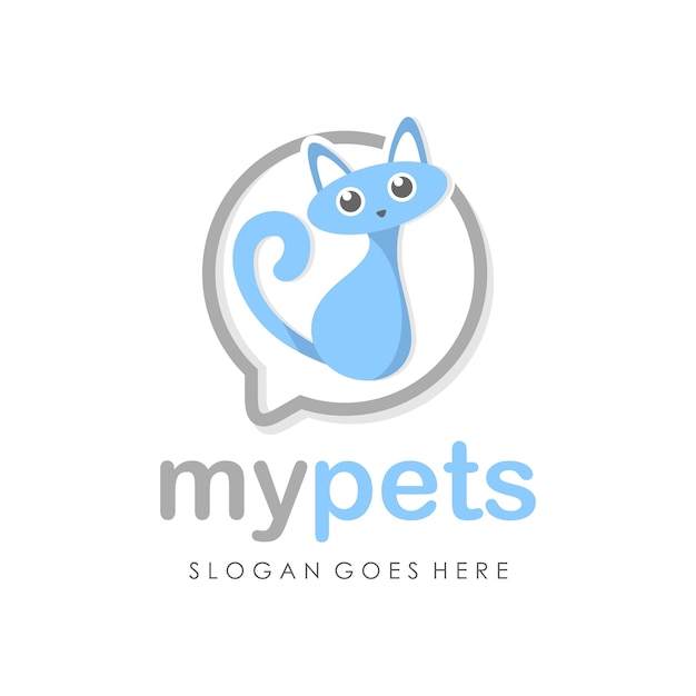 Download Free Kitty Cat Kitten And Pet Shop Logo Premium Vector Use our free logo maker to create a logo and build your brand. Put your logo on business cards, promotional products, or your website for brand visibility.