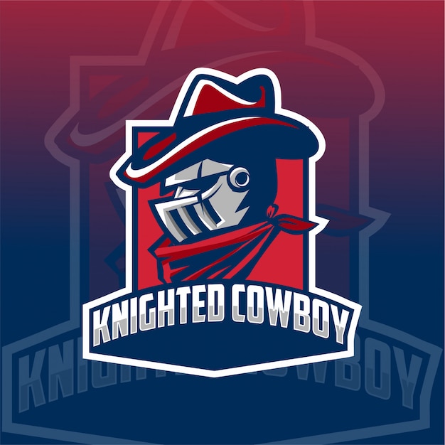 Download Free Knight Cowboy Mascot Logo Esport Premium Vector Use our free logo maker to create a logo and build your brand. Put your logo on business cards, promotional products, or your website for brand visibility.