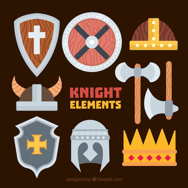 Download Free Knight Elements With Antique Style Free Vector Use our free logo maker to create a logo and build your brand. Put your logo on business cards, promotional products, or your website for brand visibility.