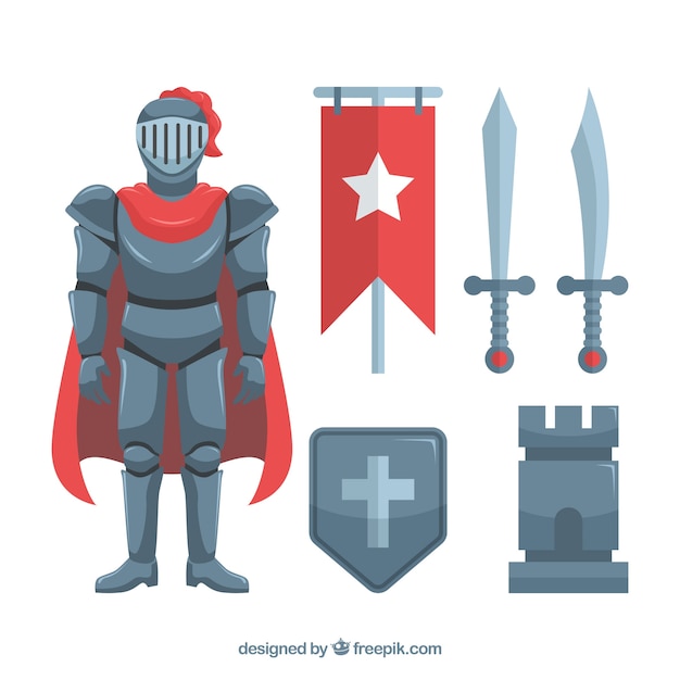 Download Free Knight Elements With Flat Design Free Vector Use our free logo maker to create a logo and build your brand. Put your logo on business cards, promotional products, or your website for brand visibility.