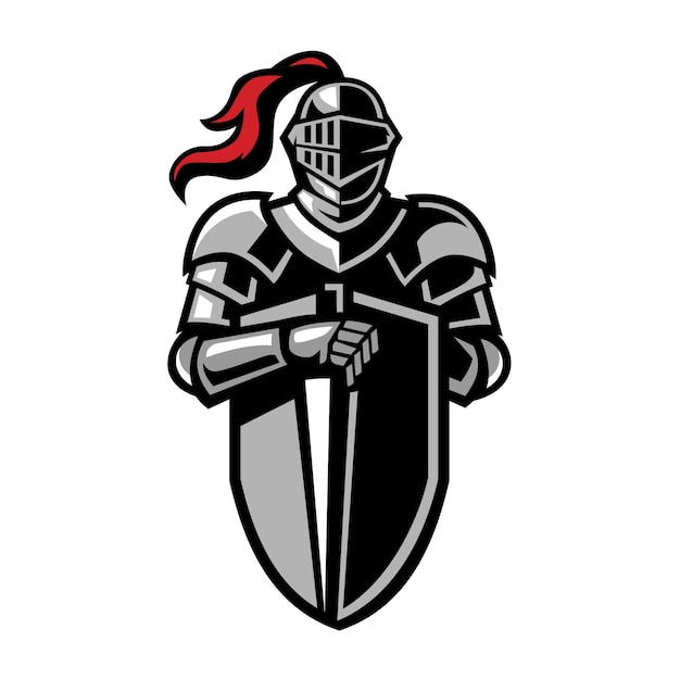 Download Free Knights Badge Logo Design Premium Vector Use our free logo maker to create a logo and build your brand. Put your logo on business cards, promotional products, or your website for brand visibility.