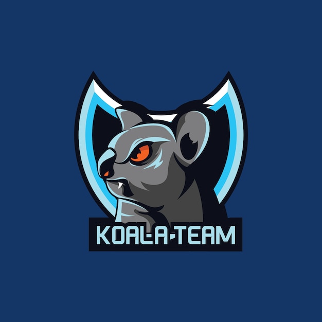 Premium Vector Koala Mascot Esports Gaming Team