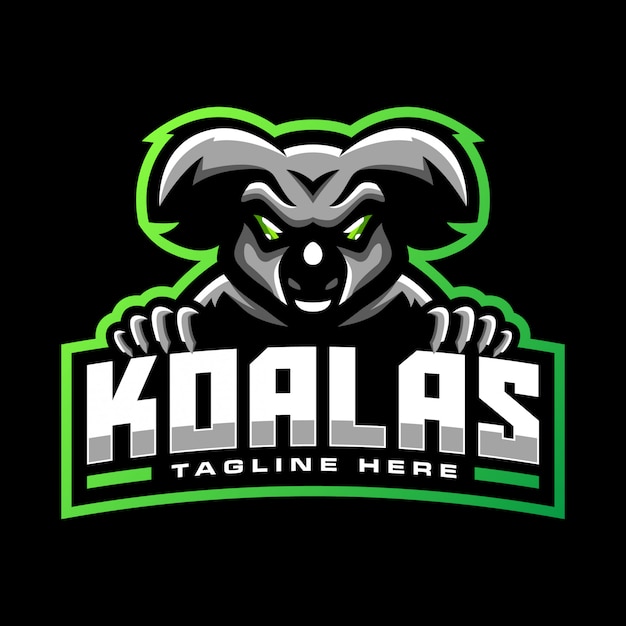 Premium Vector | Koala mascot logo template
