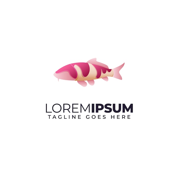 Koi fish logo | Premium Vector