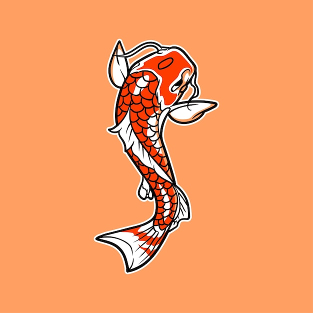 Download Premium Vector | Koi fish vector illustration