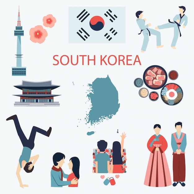 Premium Vector Korea Elements