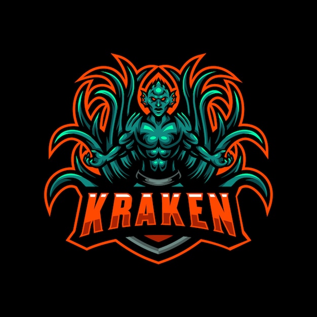 Premium Vector Kraken Mascot Logo Esport Gaming