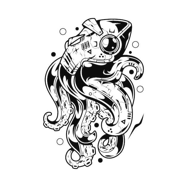 Download Free Kraken Monster Illustration And Tshirt Design Premium Vector Use our free logo maker to create a logo and build your brand. Put your logo on business cards, promotional products, or your website for brand visibility.
