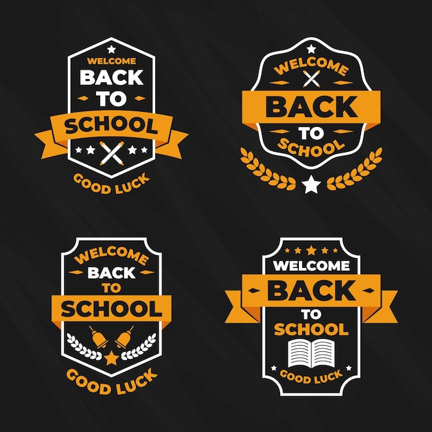Download Free Label Collection With Back To School Free Vector Use our free logo maker to create a logo and build your brand. Put your logo on business cards, promotional products, or your website for brand visibility.