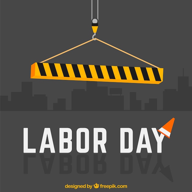 Labor day background in construction