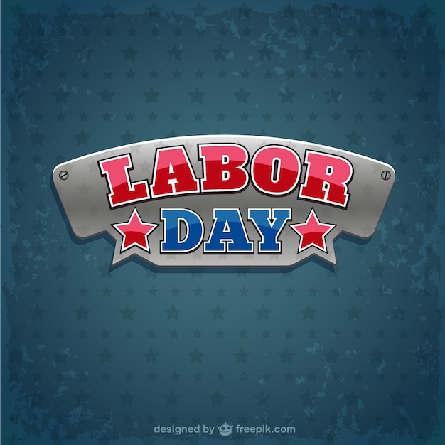 Labor day badge