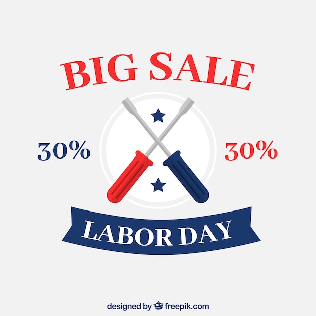 Labor day sale background