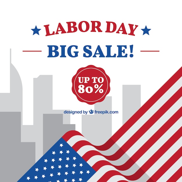 Labor day sale background
