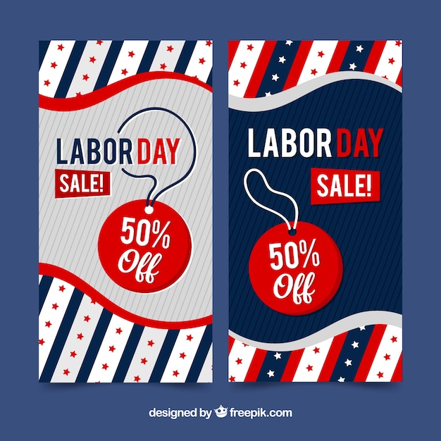 Labor day special offers banners