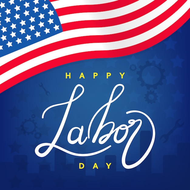 Premium Vector Labor day template graphic or banners illustrations