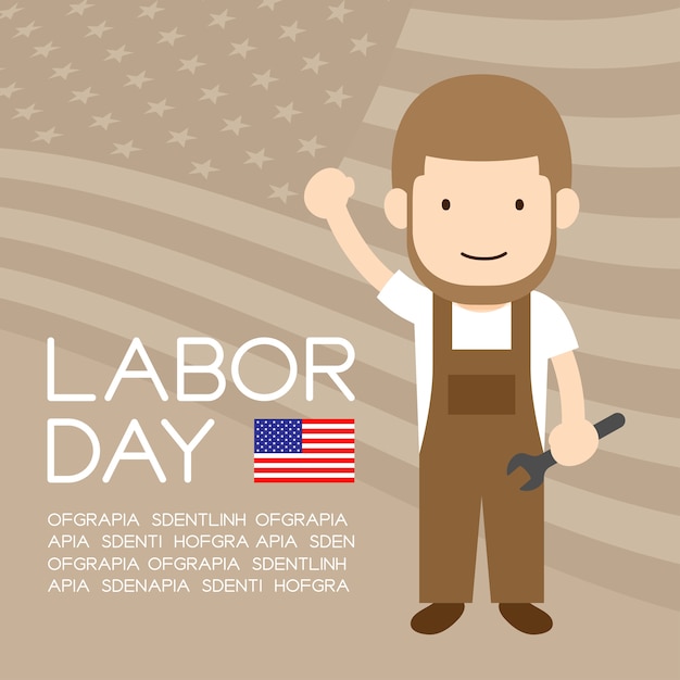 Premium Vector Labor day of united states of america