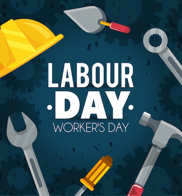 Premium Vector | Labour day celebration to freedom holiday