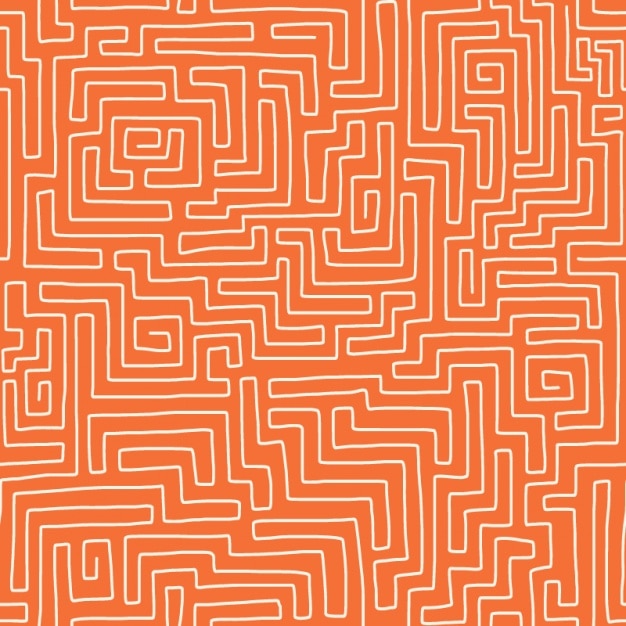 Premium Vector Labyrinth pattern design