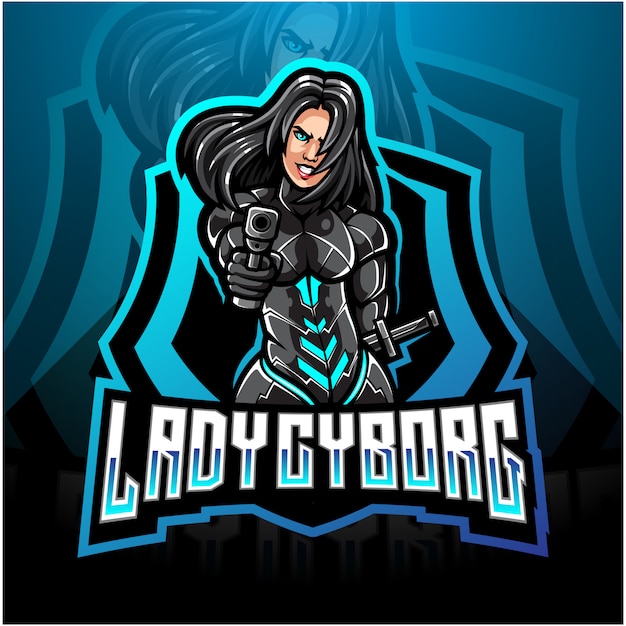 Download Free Lady Cyborg Esport Mascot Logo Design Premium Vector Use our free logo maker to create a logo and build your brand. Put your logo on business cards, promotional products, or your website for brand visibility.