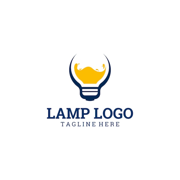 Premium Vector Lamp logo