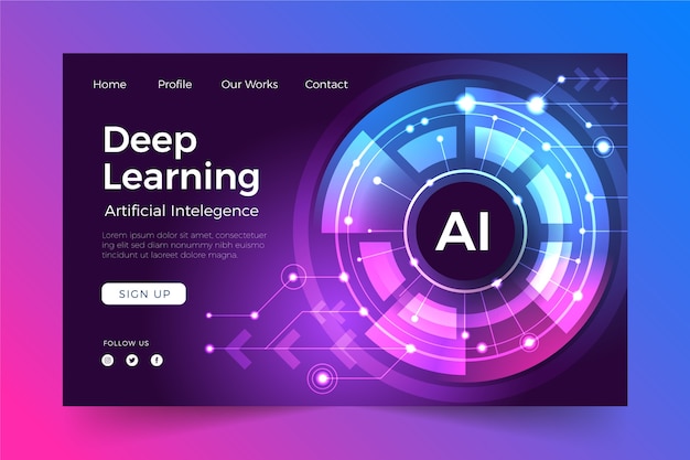 Artificial Intelligence Website Templates Free Download
