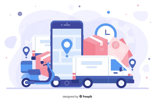 Landing page template design for business websides Free Vector