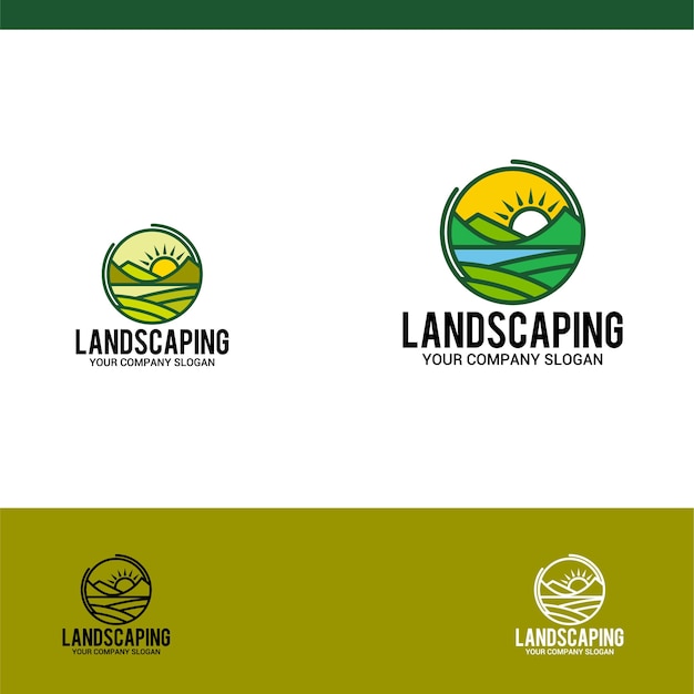 Premium Vector | Landscape logo