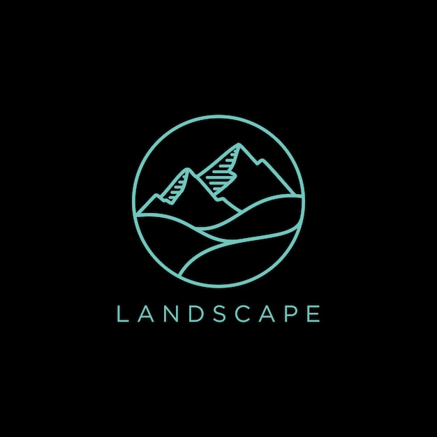 premium-vector-landscape-logo