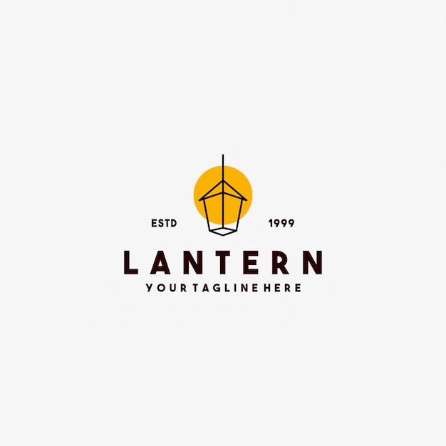 Download Free Lantern Logo Design With Minimalist Style Premium Vector Use our free logo maker to create a logo and build your brand. Put your logo on business cards, promotional products, or your website for brand visibility.