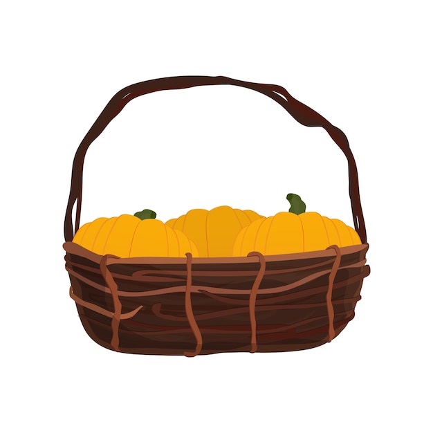 premium-vector-large-basket-with-pumpkins-wicker-basket-pumpkins