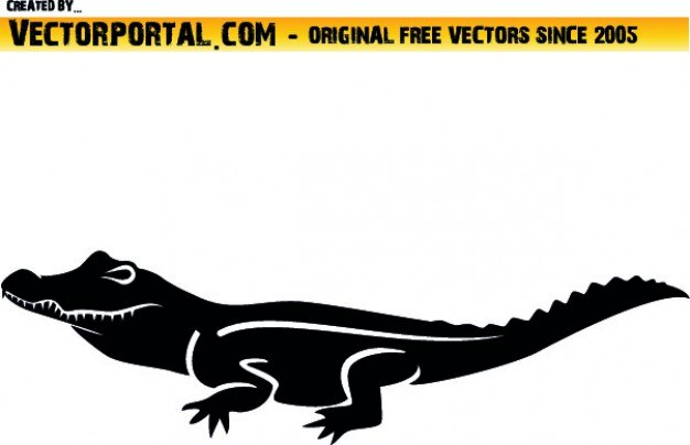Download Lateral croc clipart | Free Vector