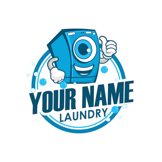 Download Free Laundry Logo Design Premium Vector Use our free logo maker to create a logo and build your brand. Put your logo on business cards, promotional products, or your website for brand visibility.
