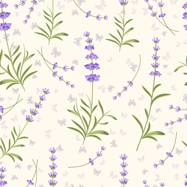 free-vector-lavender-seamless-pattern