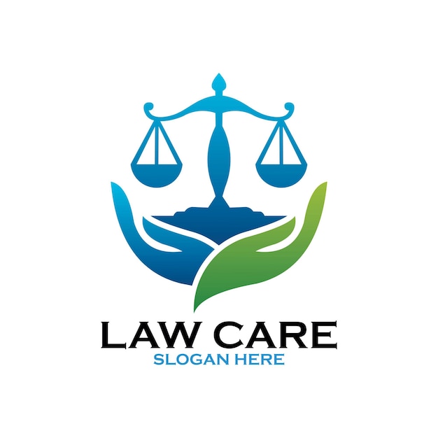 Premium Vector Law Care Logo