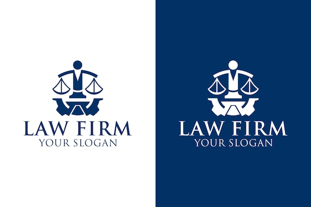 Premium Vector | Law firm education logo design