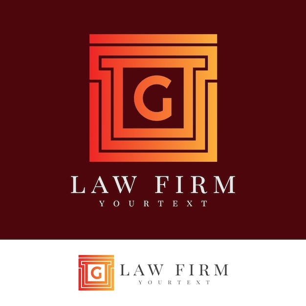 Download Free Law Firm Initial Letter G Logo Design Premium Vector Use our free logo maker to create a logo and build your brand. Put your logo on business cards, promotional products, or your website for brand visibility.