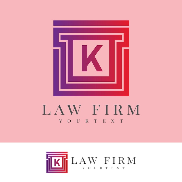 Download Free Law Firm Initial Letter K Logo Design Premium Vector Use our free logo maker to create a logo and build your brand. Put your logo on business cards, promotional products, or your website for brand visibility.