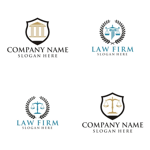 Law firm logo | Premium Vector