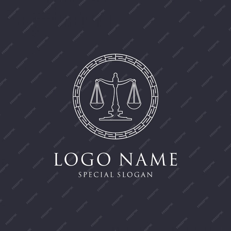  Law logo design Premium Vector