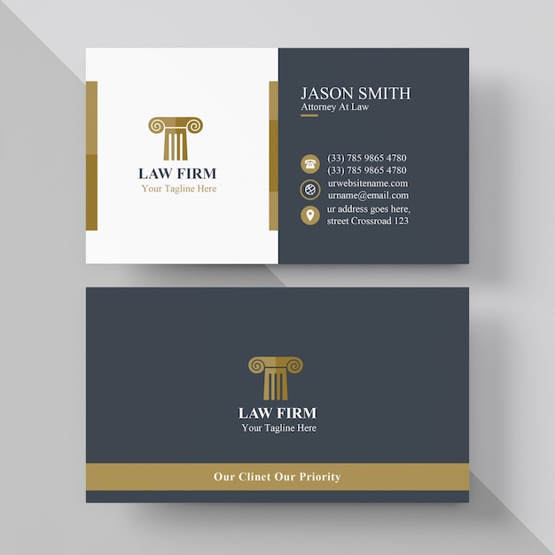 Lawyer Business Card Template from image.freepik.com