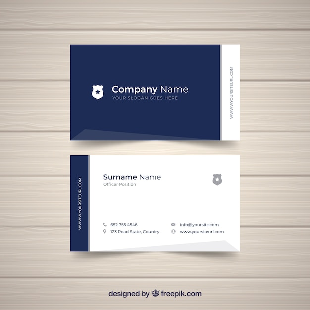 Lawyer card template