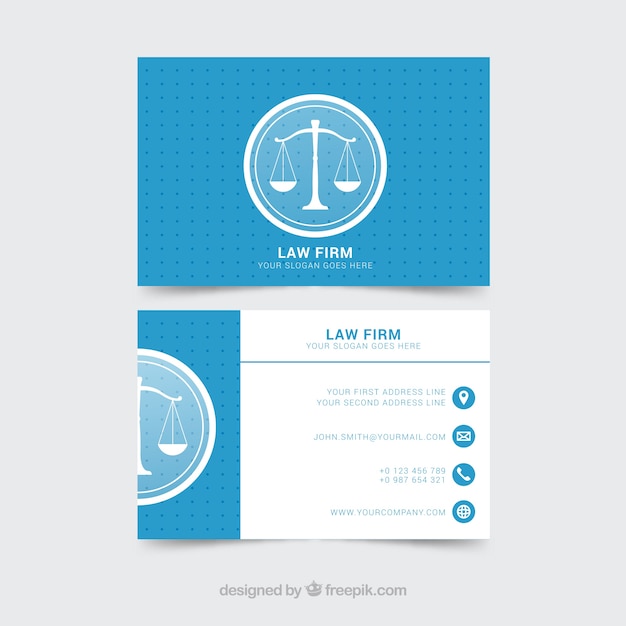 Download Free Download This Free Vector Lawyer Card Template Use our free logo maker to create a logo and build your brand. Put your logo on business cards, promotional products, or your website for brand visibility.