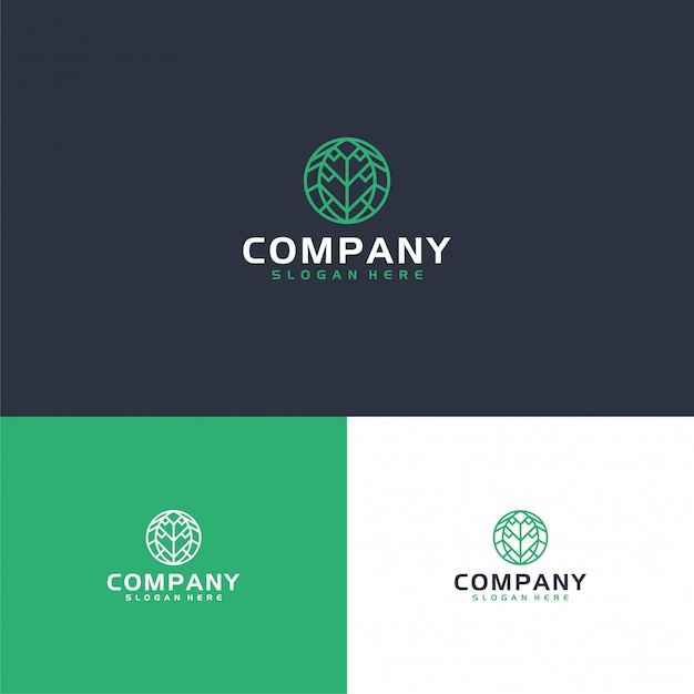 Download Free Leaf Logo Inspiration With Colors Variation Premium Vector Use our free logo maker to create a logo and build your brand. Put your logo on business cards, promotional products, or your website for brand visibility.