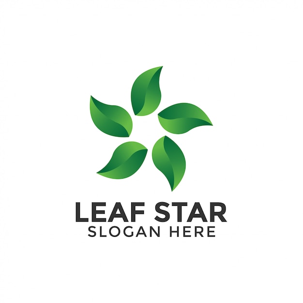 Download Free Leaf Star Logo Design Template Vector Isolated Premium Vector Use our free logo maker to create a logo and build your brand. Put your logo on business cards, promotional products, or your website for brand visibility.